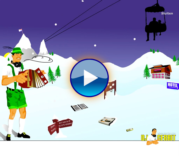 Website van DJ Gerrit | ontwerp en realisatie StudioGM2