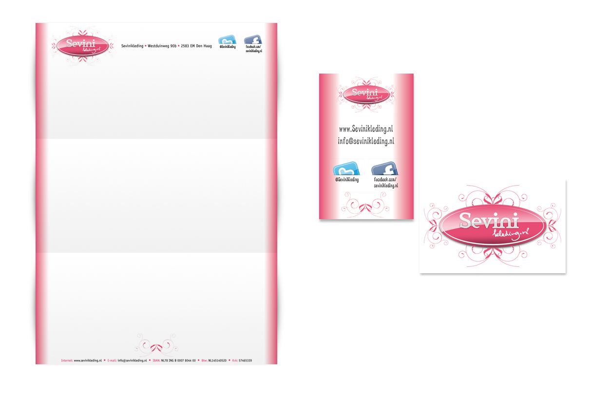 Logo en huisstijl Sevinikleding.nl